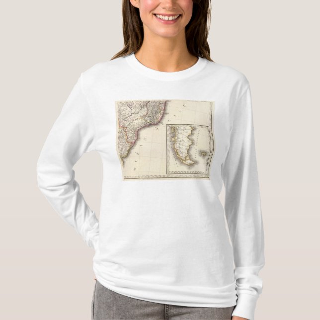 Camiseta Argentina e mapa gravado o Chile (Frente)