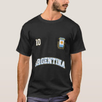 Argentina Equipe Esportiva Número 10 Futebol Argen