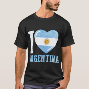 Camiseta Argentina Eu amo Argentina
