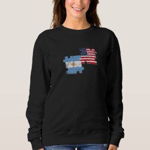 Camiseta Argentina EUA Bandeira da Pátria Argentino America