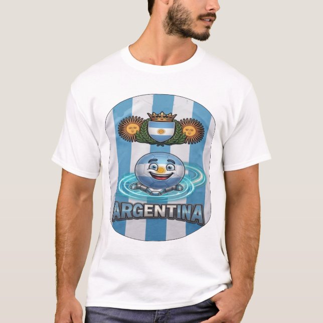 Camiseta Argentina-HBall-002 (Frente)