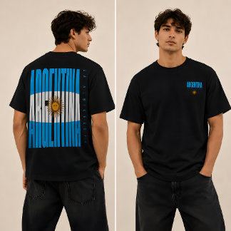 Camiseta Argentina La Albiceleste Streetwear