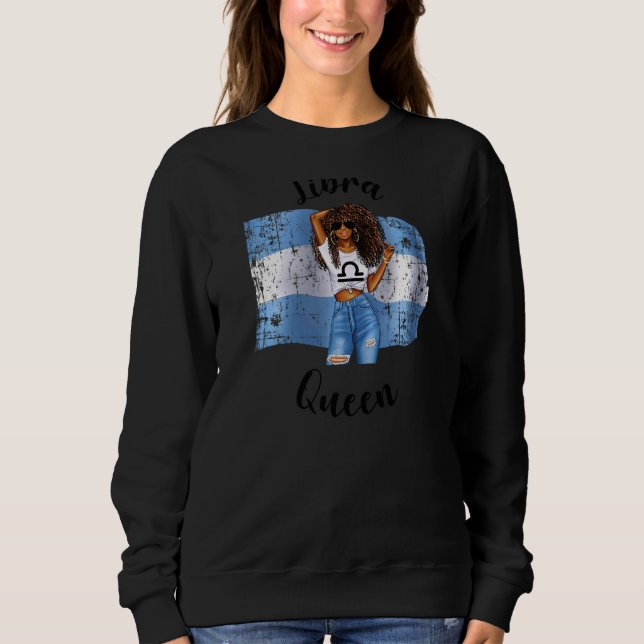 Camiseta Argentina Libra Rainha Afro Hair Arg (Frente)