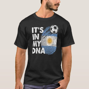 Camiseta Argentina no meu Dna Argentino Flag Team Argentino