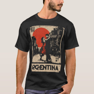 Camiseta Argentina Noir - Tango na Shadows Poster