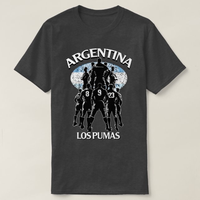 Camiseta Argentina Rugby Los Pumas (Frente do Design)