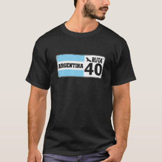 Camiseta Argentina Ruta 40 Andes Montes Orgulhosos Argentin