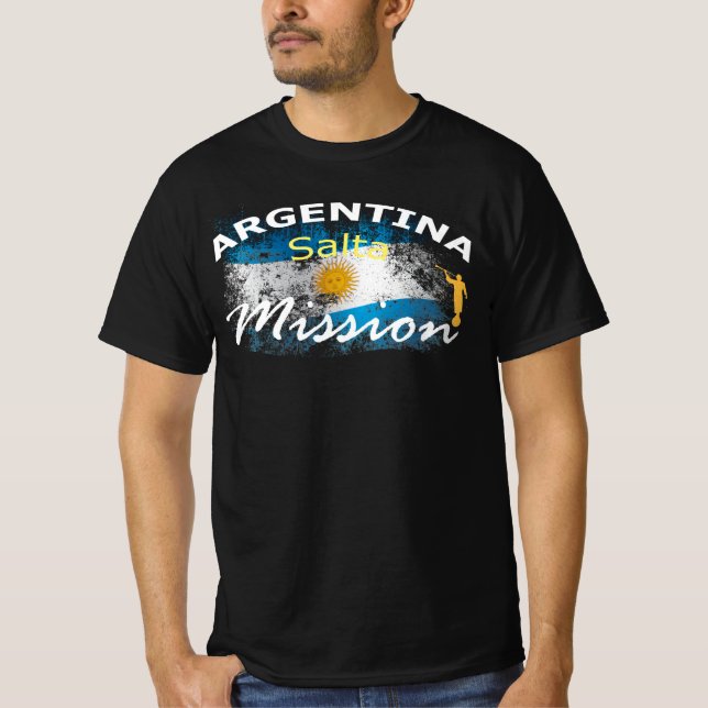 Camiseta Argentina Salta Mormon LDS Missão (Frente)