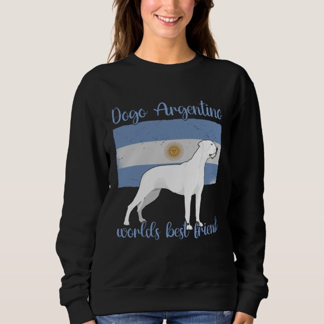 Camiseta Argentine Dogo My Best Friend Is A Dog Dogo Argent (Frente)