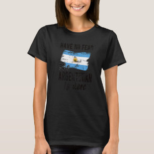Camiseta Argentino Está Aqui Bandeira Argentina Argentina