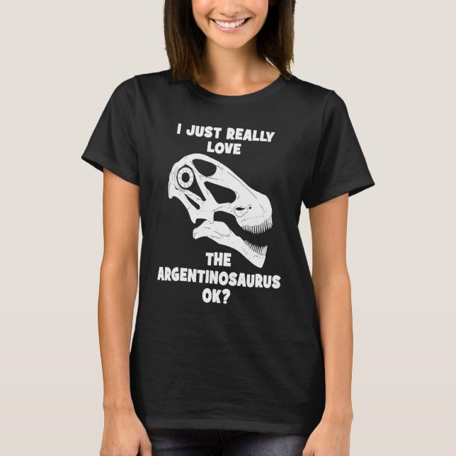 Camiseta Argentinosaurus Skull Fossil Hunter  2 (Frente)