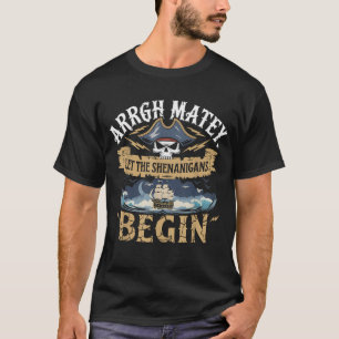 Camiseta Argh Marinheiro Tempo Pirata Deixe as Travessuras