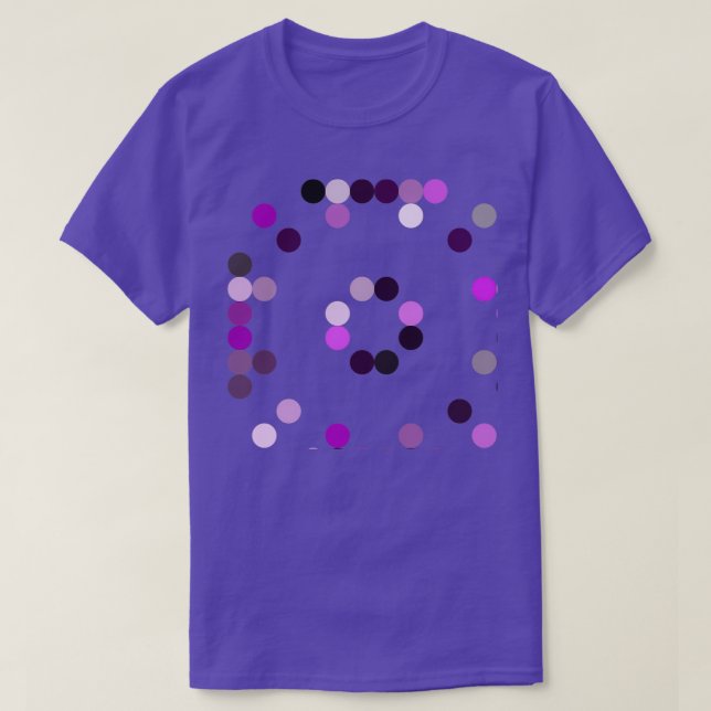 Camiseta argila de aro colorido (Frente do Design)
