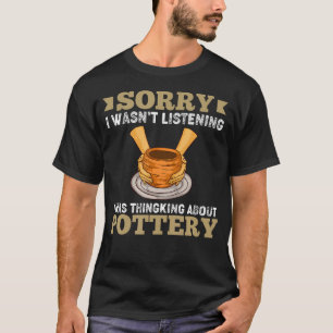 Camiseta Argila para Cerâmica Divertida Escultura de Pote