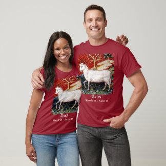 Camiseta Aria a Festa de aniversário do Ram Zodiac Sinal