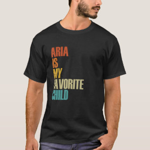 Camiseta Aria É Minha Criança Favorita Aria