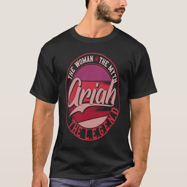 Camiseta Ariah a Senhora do Mito a Lenda (Frente)