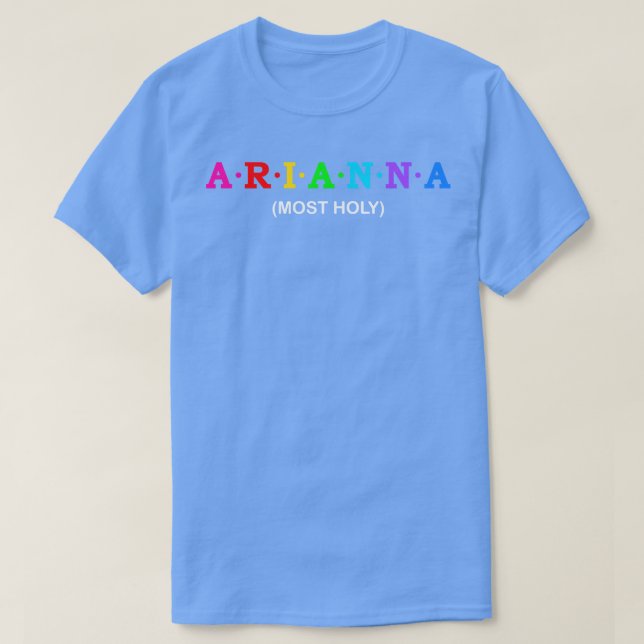 Camiseta Arianna Mais Sagrada (Frente do Design)