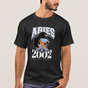 Camiseta Áries 2002 Rainha Melanina Traços do Zodíaco Diva