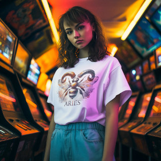 Camiseta Aries Bee Zodiac Whimsy