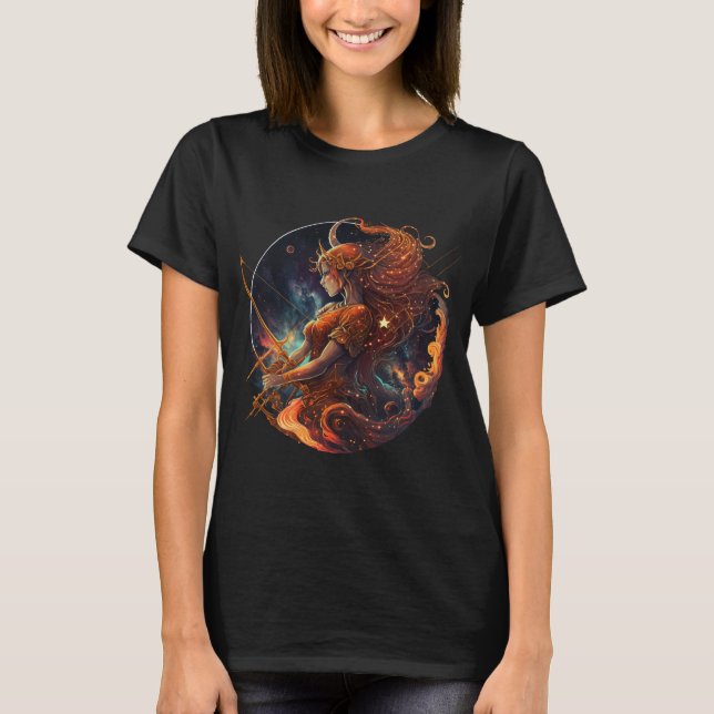 Camiseta Áries - Camisa-T Zodiac (Frente)