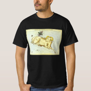 Camiseta Áries Carneiro, Constelação Vintage, Espelho de Ur