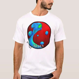 Camiseta Aries de forma livre