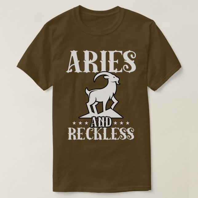 Camiseta Aries E Sem Cogivas (Frente do Design)