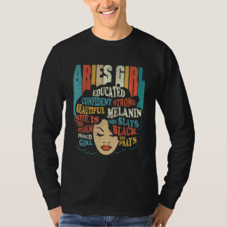Camiseta Aries Girl Astrology Zodiac Sinal Horoscope Astrol