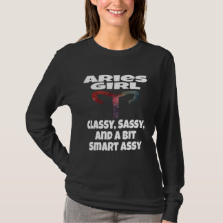 Camiseta Aries Girl Classy Sassy And A Bit Smart Assy Astro