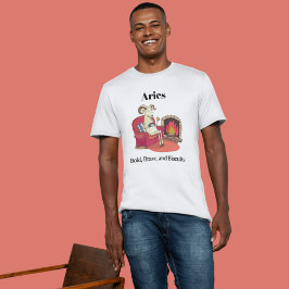 Camiseta Aries o leão giro Ram zodiac