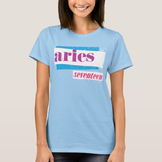 Camiseta Aries Purple (Frente)