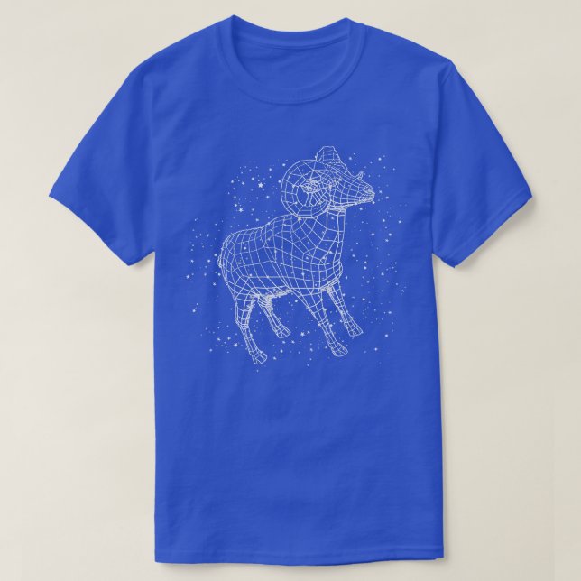 Camiseta Aries Ram - Sinal Astrológico Horoscópio (Frente do Design)