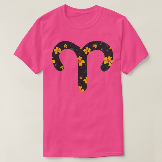 Camiseta Aries - Sinal Zodiac (Frente do Design)