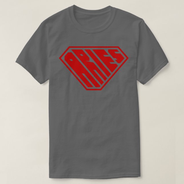 Camiseta Aries SuperEmpoderado Vermelho Zodiac (Frente do Design)