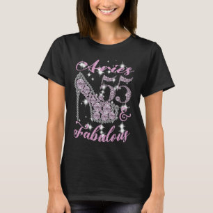 Camiseta Aries Women 55 e Fabulosamente Sparkly High Heels
