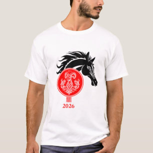 Camiseta Aries x ano do cavalo 2026