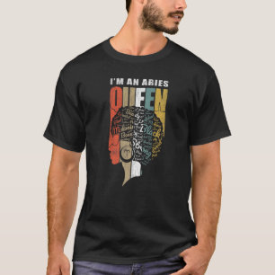 Camiseta Aries Zodiac, afro-americano