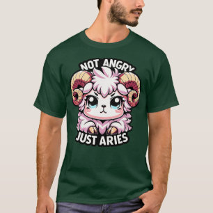 Camiseta Aries Zodiac Cute Ram Tee Astrology Gift Gráfico