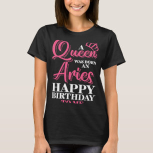 Camiseta Aries Zodiac Horoscope Sinal de Astrologia Anivers