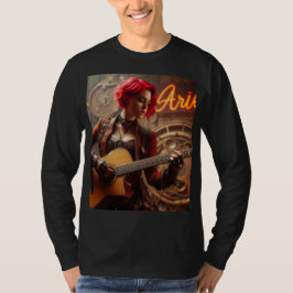 Camiseta Aries Zodiac Musical Guitar