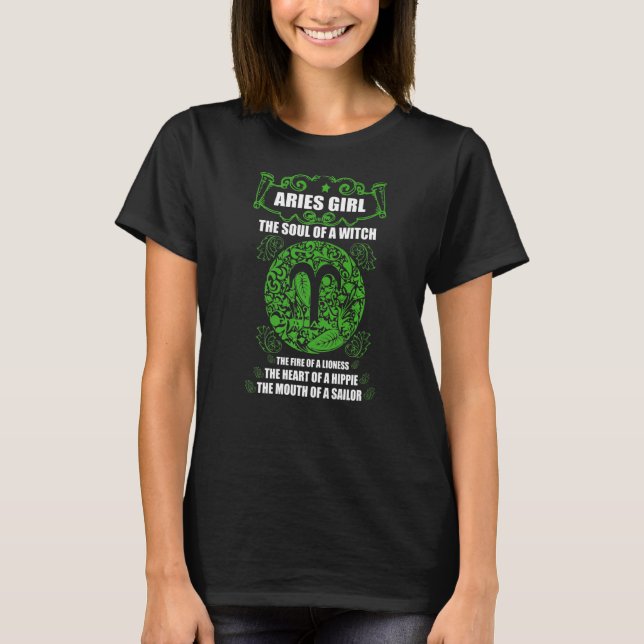 Camiseta Aries zodiac: presente para aniversário Premium (Frente)