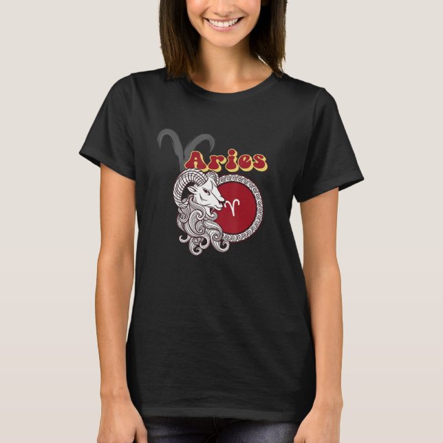 Camiseta Aries Zodiac Sign (Frente)