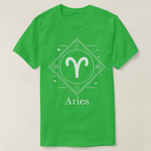 Camiseta Aries zodiac sinal Classic TShirt (Frente do Design)