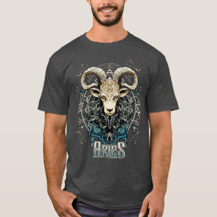 Camiseta Aries Zodiac - Sinal de aniversário Horoscópio