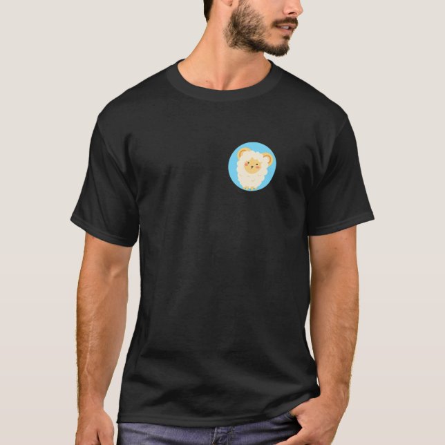 Camiseta Aries Zodiac - Sinal de Cute Ram Horoscope - Prese (Frente)