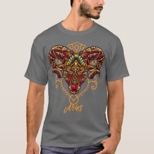 Camiseta Aries Zodíaco - Sinal Artístico Ram