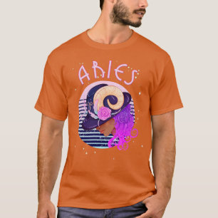 Camiseta Aries Zodiodócópio Sinal de Aniversário Tarot Astr