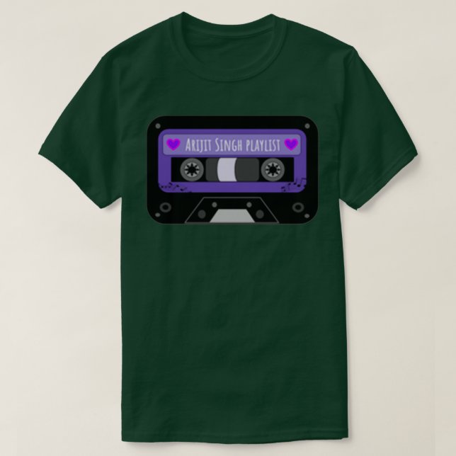 Camiseta Arijit Singh Playlist (Frente do Design)