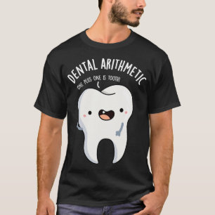 Camiseta Aritmética dentária engraçada